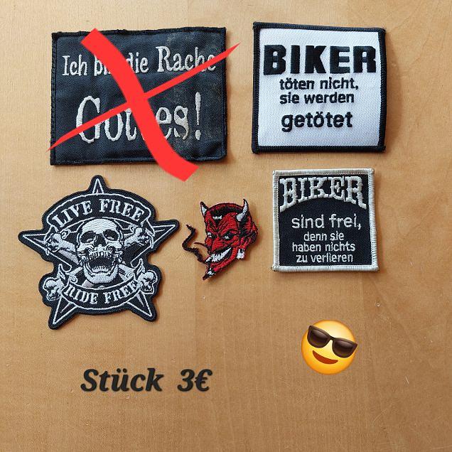 Bild 13 PATCHES MC MF MOTIVE KUTTE BIKER ROCKER