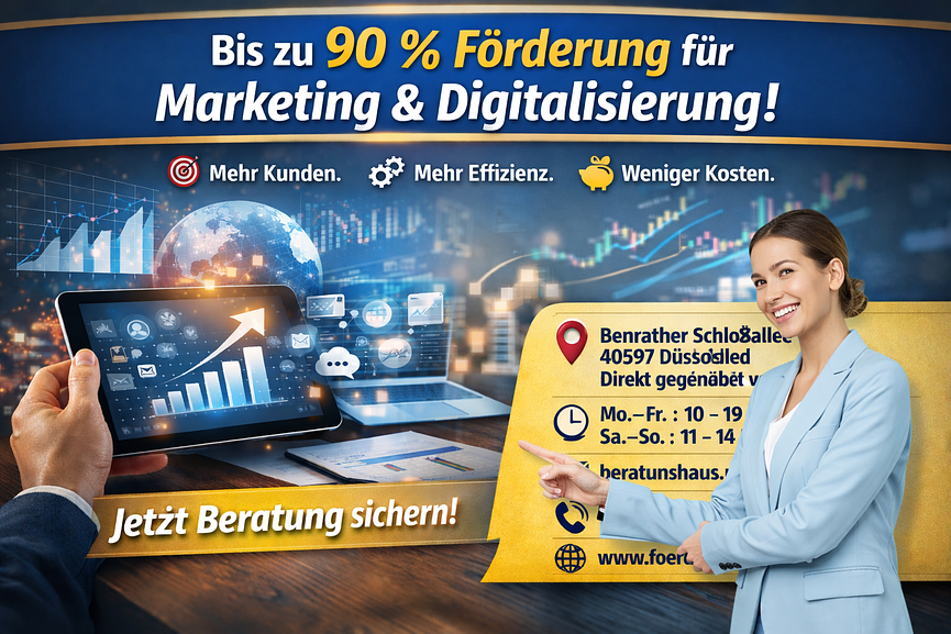 Bild 1 Bis zu 80 % Förderung sichern: Marketing- & Digitalisierungsberatung