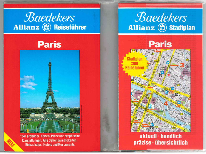 Bild 3 Gesucht: Baedeker Allianz Reiseführer Paris 6. Auflage 1992