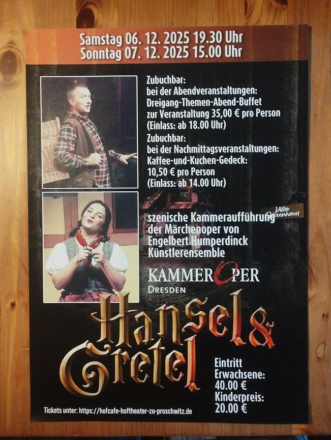 Bild 1 Hänsel und Gretel - Kammerfassung der Märchenoper