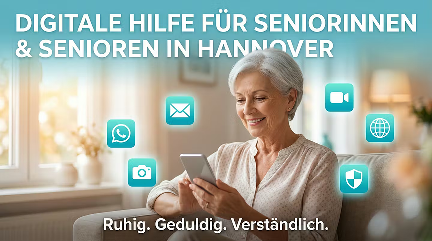Bild 1 Digitale Hilfe für Senior:innen in Hannover – Handy, Tablet,Computer