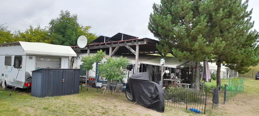 Bild 1 Dauercampingplatz in Canow inklusive 2 Wohnwagen und Boot