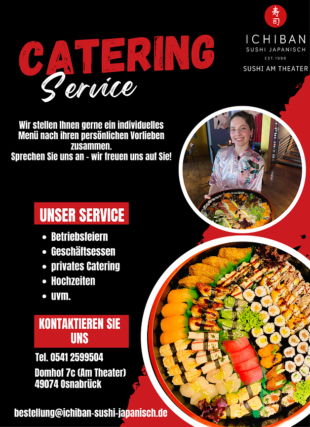 Bild 1 Catering außer Hause - Sushi Genuss für ihr Event