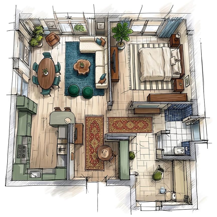 Bild 1 Suche eine 3 Raum Wohnung Wasserberg /Seilerberg mit Stellfläche