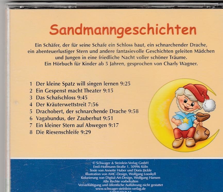 Bild 10 HW- Schuleingang : versch. " Gute Nacht-Geschichten" +... -Hörspiel/Hörbuch-CDs