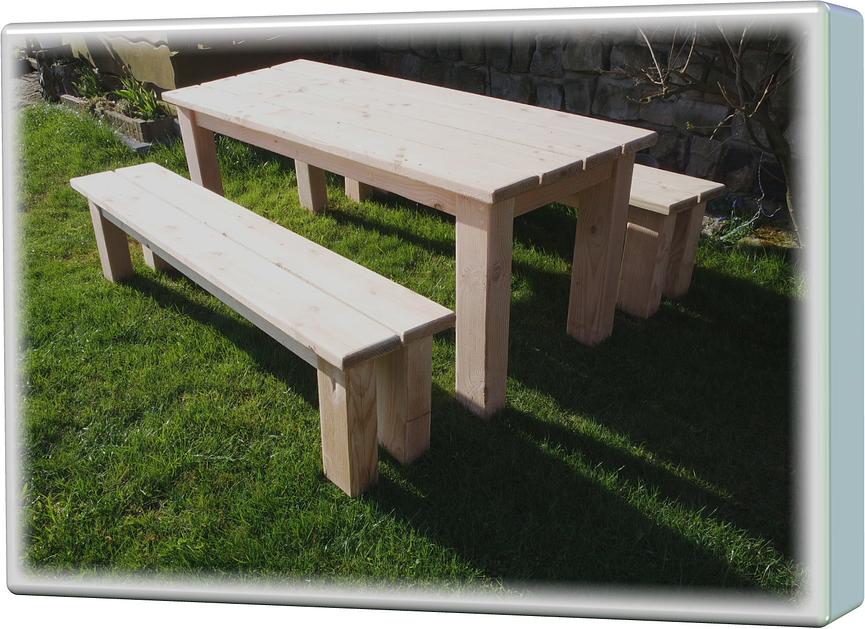 Bild 4 Gartenmöbel aus Lärchenholz. Holzmöbel.