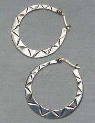 Bild 3 sehr ansprechene Kreolen, 925 Silber