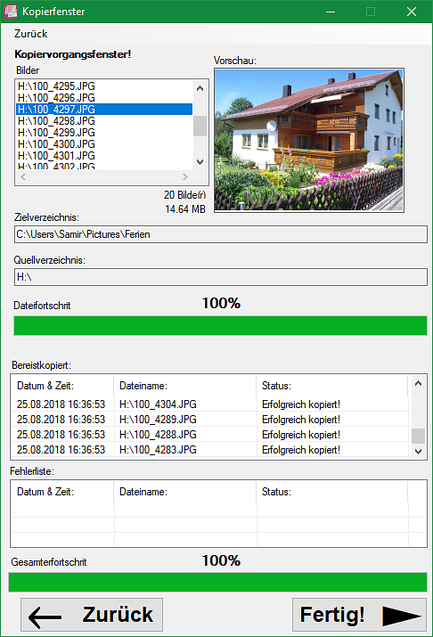 Bild 4 EasyBilderSort 1.00
