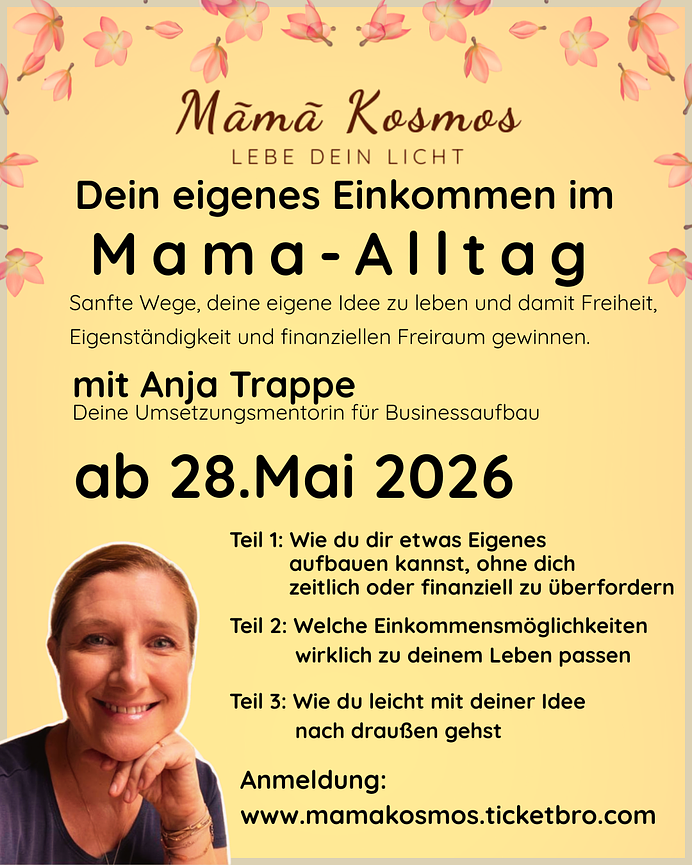 Bild 1 Dein eigenes Einkommen im Mama-Alltag  Sanfte Wege für Frauen, die sich mehr Fre