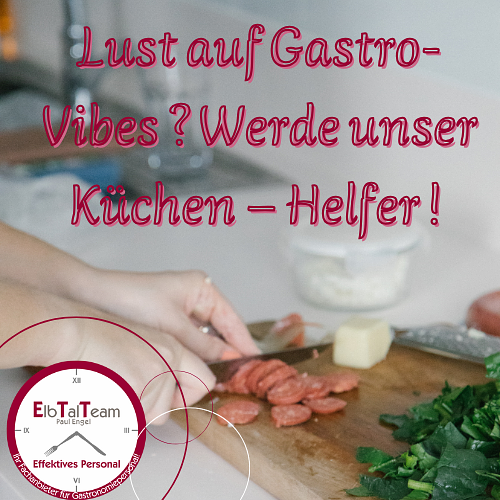 Bild 1 Du bist eine Küchenfee ? Wir brauchen dich im ElbTalTeam !