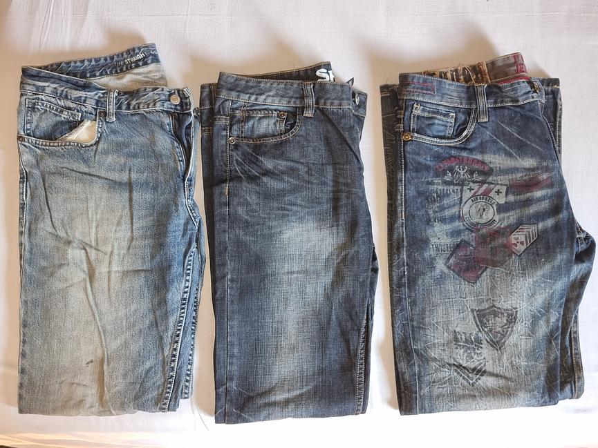 Bild 1 3 jeans Bund 50cm nach Wahl  alle , used look . alleBund 50cm  Umfang 100cm alle