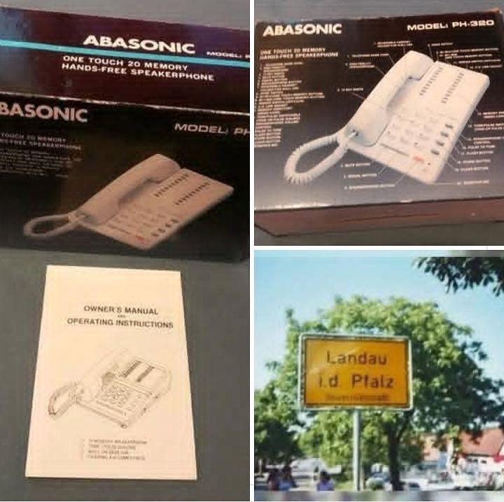 Bild 1 Abasonic Modell PH-320 Freisprech-Telefon