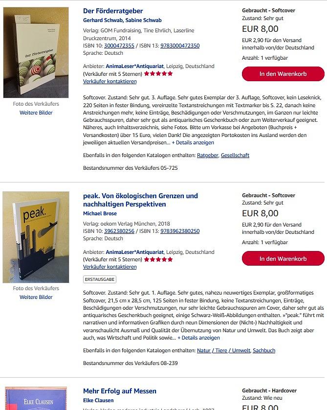 Bild 3 Bücher über Wirtschaft, Business, Ökonomie - antiquarisch im Soli-Shop bestellen