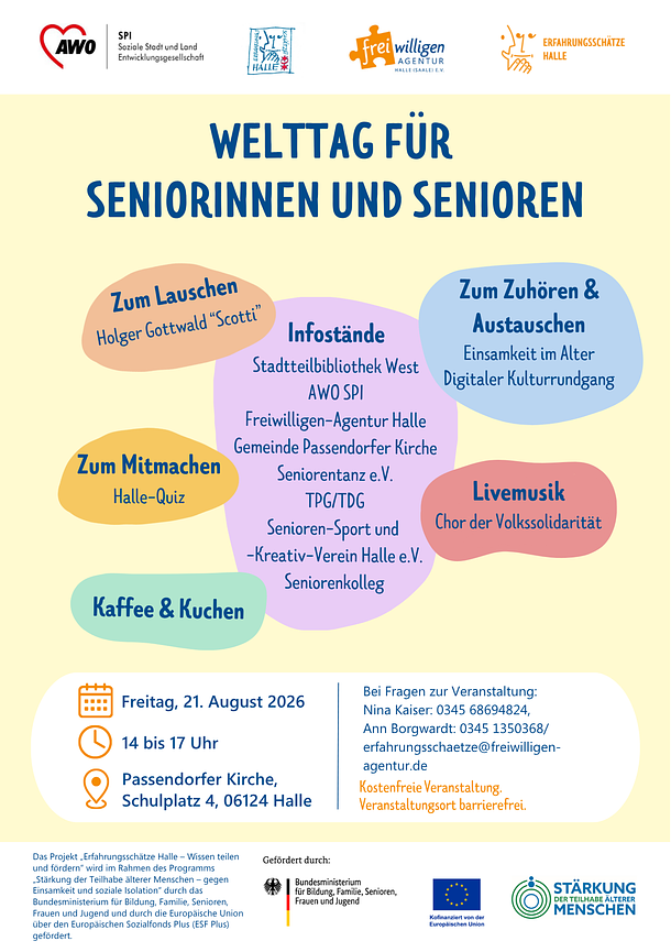 Bild 1 Welttag der Senioren und Seniorinnen