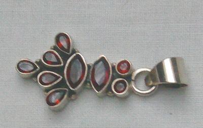 Bild 5 Granatanhänger, 925 Silbr, massiv