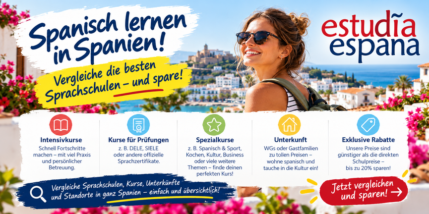 Bild 1 Spanisch lernen in Spanien – Sprachreisen für Erwachsene!