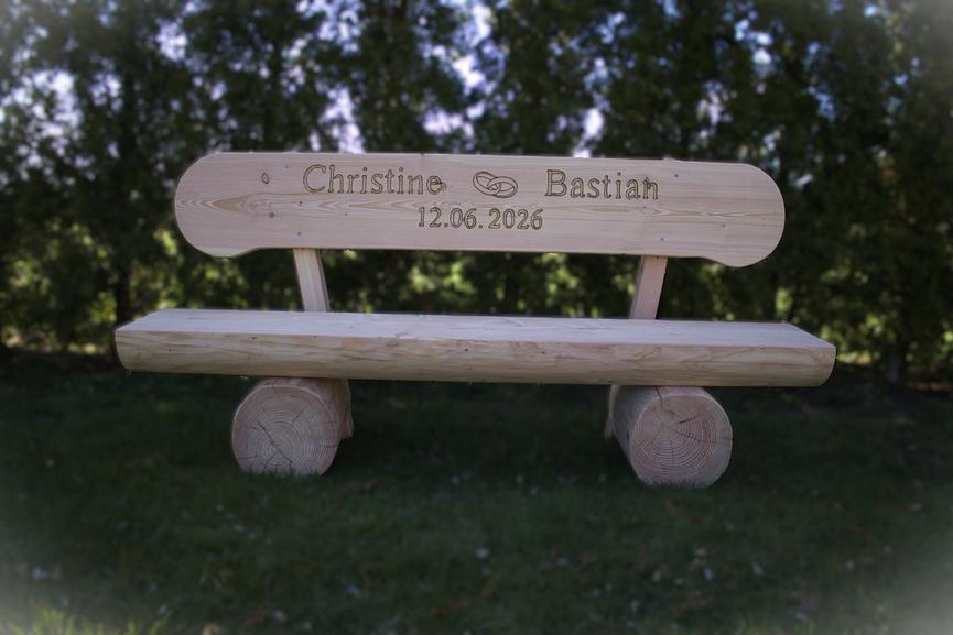 Bild 9 Rosenbank. Überdachte Gartenbank. Holzbank.