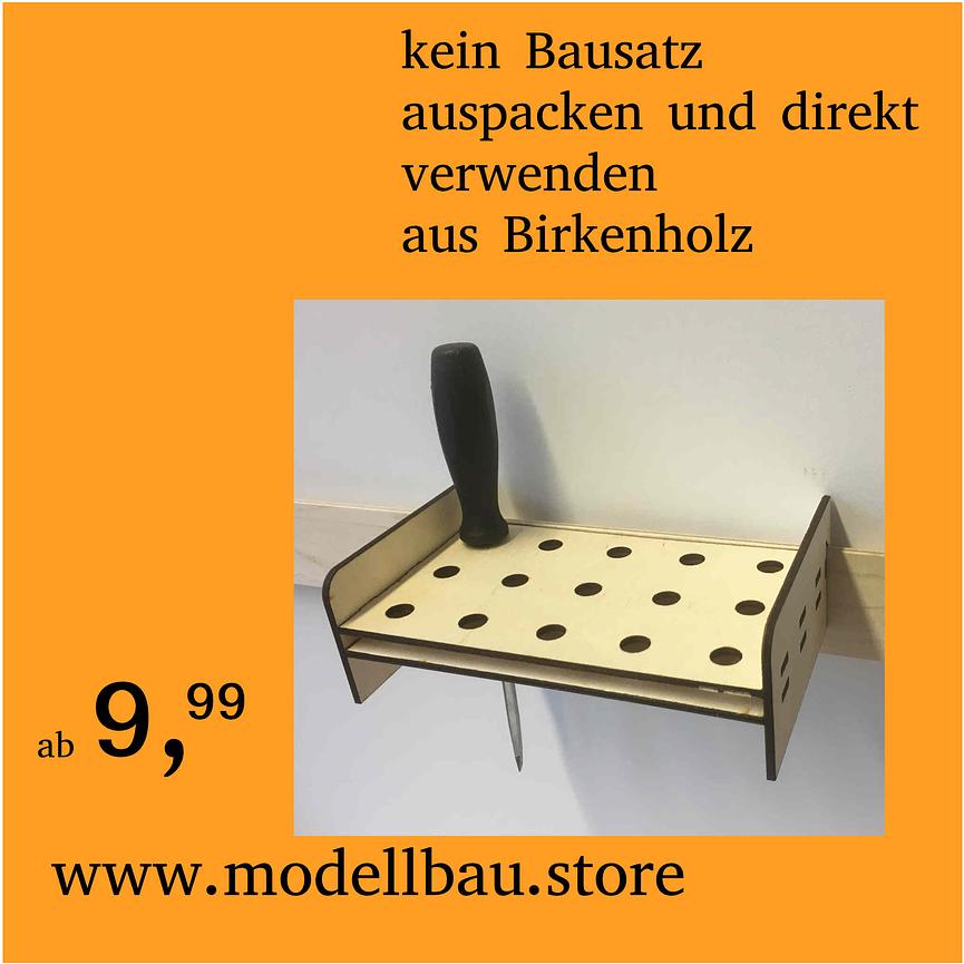 Bild 9 praktische Werkzeughalter für Werkstatt Kunst Modellbau Hobby