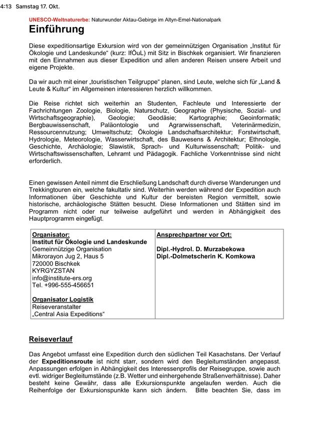Bild 4 Expeditionsreise durch Kasachstan 2027 März/April
