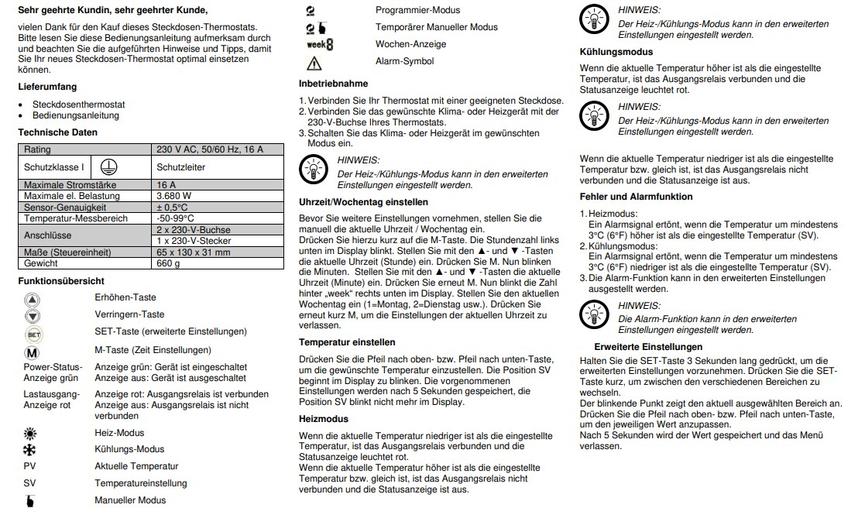Bild 4 Digitaler Temperaturregler für Heiz- oder Klimageräte