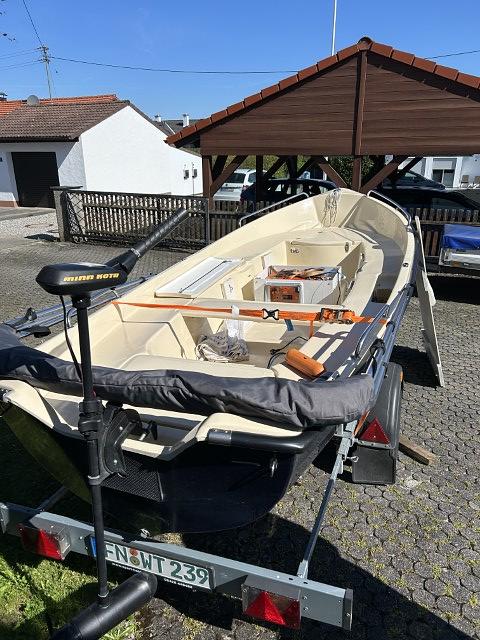 Bild 1 Tolles Freizeitboot mit Trailer+E-Motor,Lithhium Akku, +Schlauchboot +5PS Motor