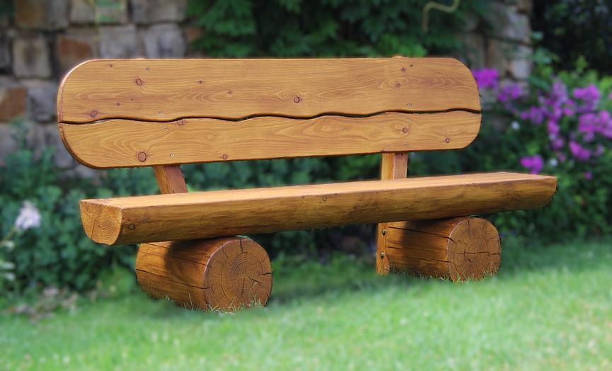 Bild 3 Jubiläumsgeschenk. Holzbank mit Gravur. Rentners Bank.