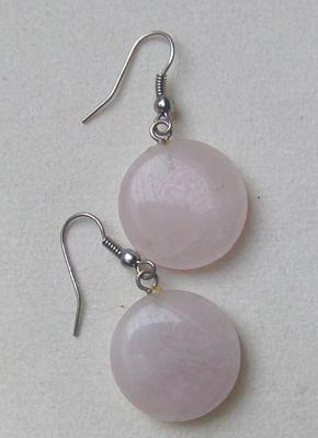 Bild 4 Ohrrringe, Rosenquarz, keildsam und chic