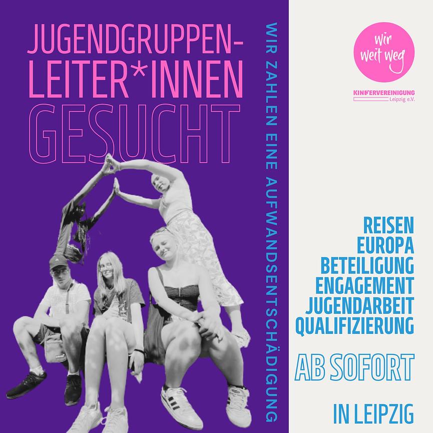 Bild 1 Jugendgruppenleiter*innen für internationale Jugendbegegnungen gesucht