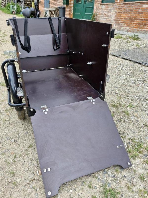 Bild 4 Babboe Dog-E Lastenrad, wenig gefahren, frisch inspiziert, mit Kindersitzbank
