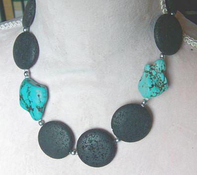 Bild 1 Lava -Türkiskette