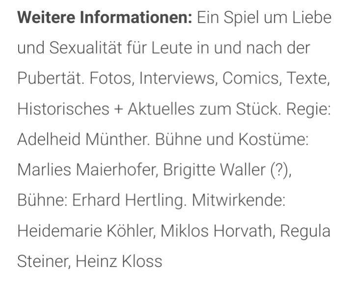 Bild 5 Programmheft WAS HEIßT HIER LIEBE ? Kinder- und Jugendtheater Rote Grütze 1978