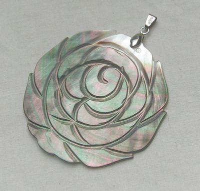 Bild 4 Kettenanhänger mit einen Abalone, 925 Silber