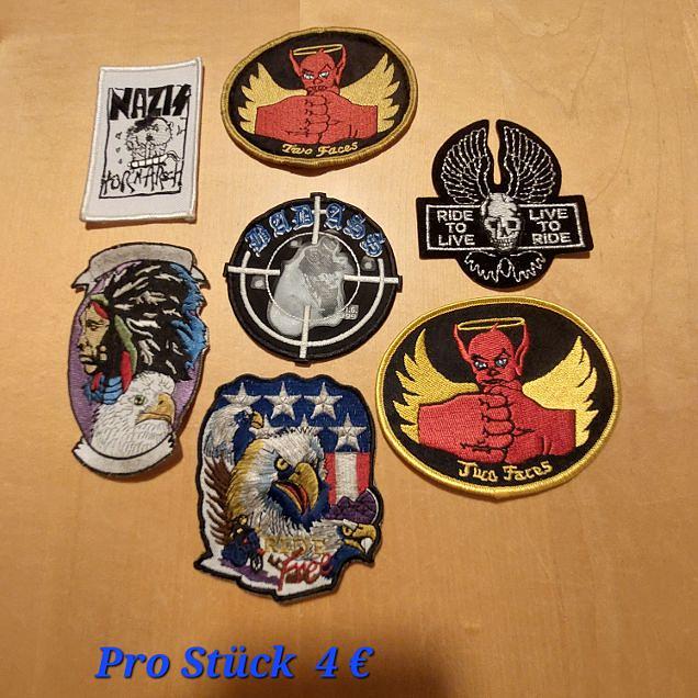 Bild 6 PATCHES MC MF MOTIVE KUTTE BIKER ROCKER