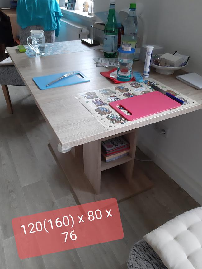 Bild 1 Esstisch ausziehbar zu verschenken