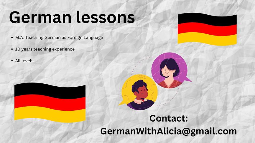 Bild 1 German lessons / Deutsch als Fremdsprache Unterricht