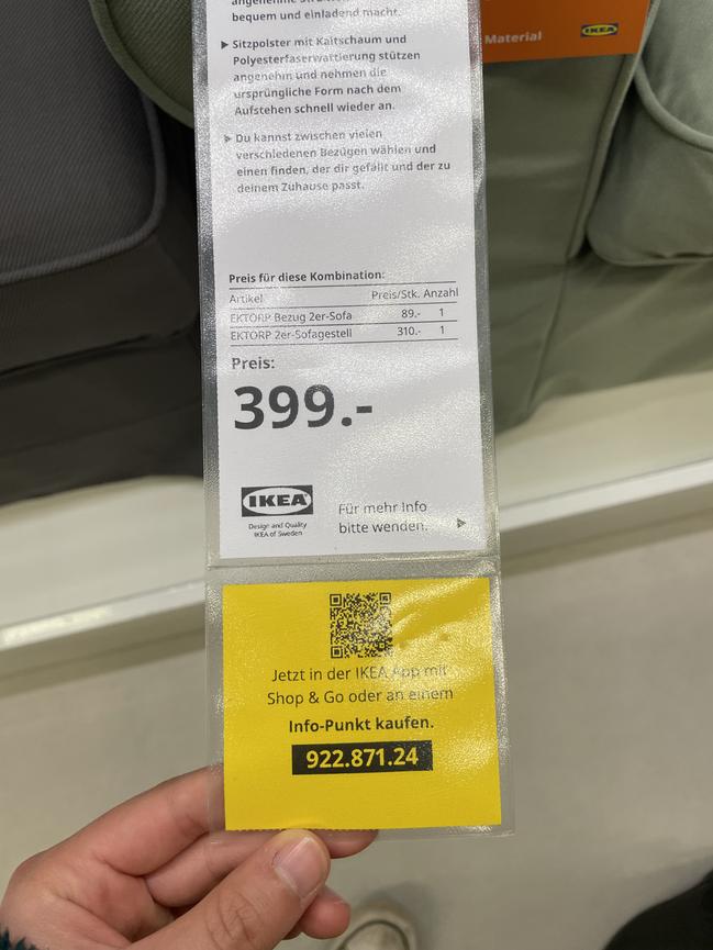 Bild 4 Sofa Ikea Zweisitzer Ektorp