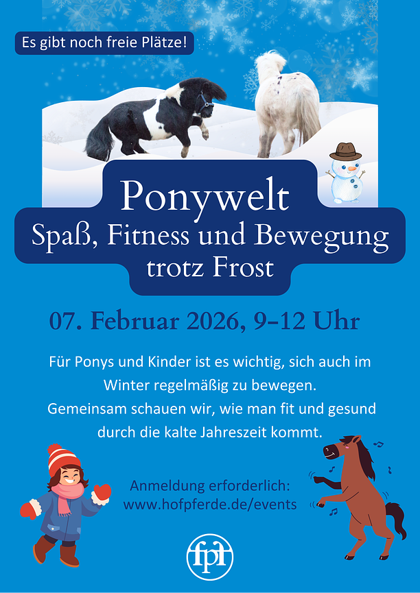 Bild 1 Ponywelt - Spaß, Fitness und Bewegung trotz Frost