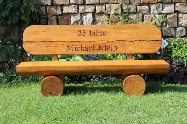 Bild 6 Ostern Geschenk. Gartenbank mit Gravur. Holzbank. Krongartmöbel.