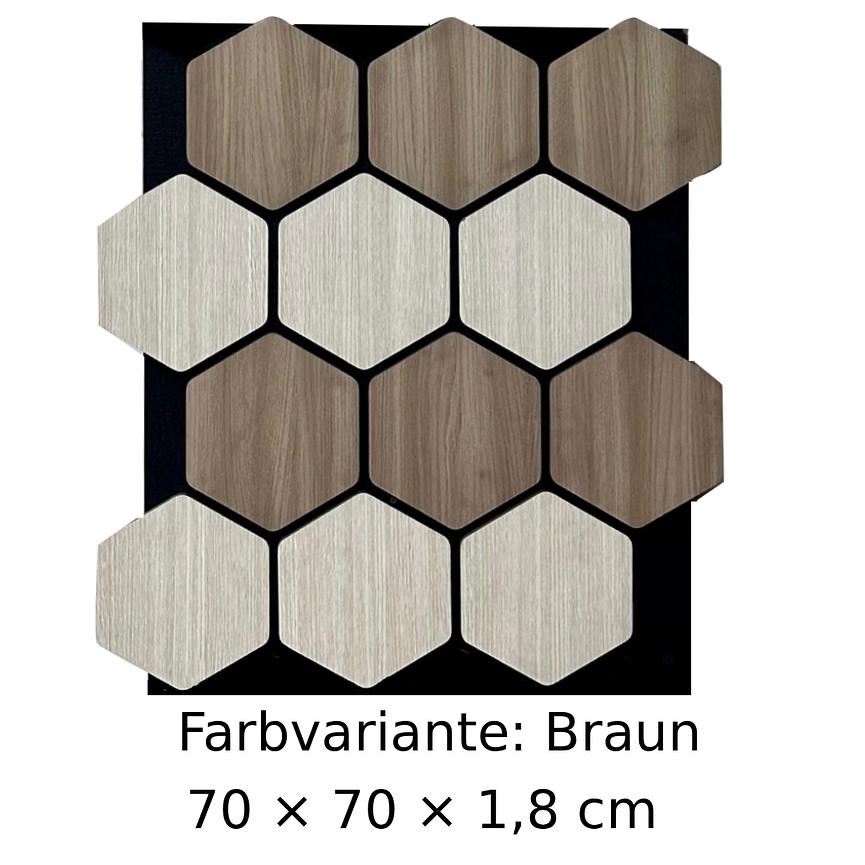 Bild 2 Akustikpaneel in Hexagon-Form