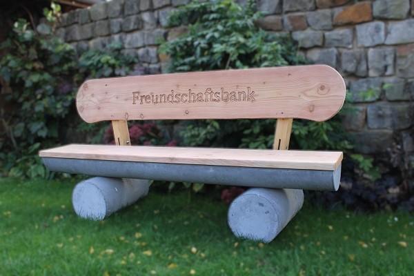 Bild 3 Gartenbank aus Beton mit Gravur ca.3 50 kg.