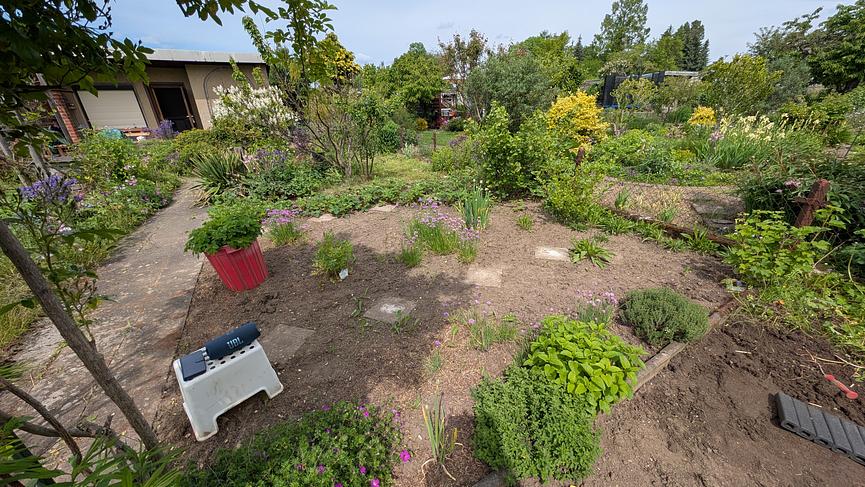 Bild 7 Garten in Leipzig-Möckern mit eigenem Brunnen