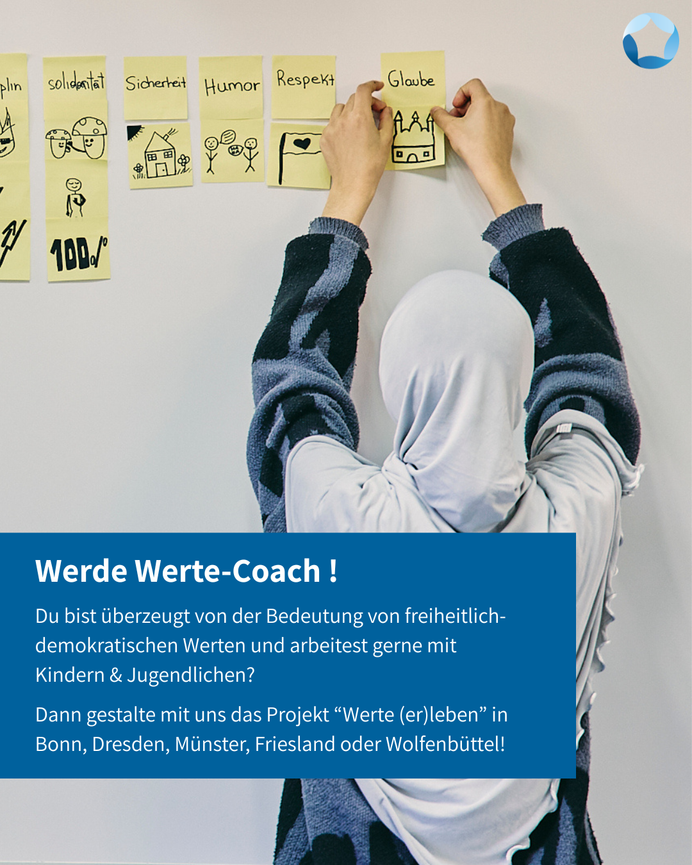 Bild 1 Workshopleitung für Demokratieprojekt "Werte (er)leben" (m/w/d)