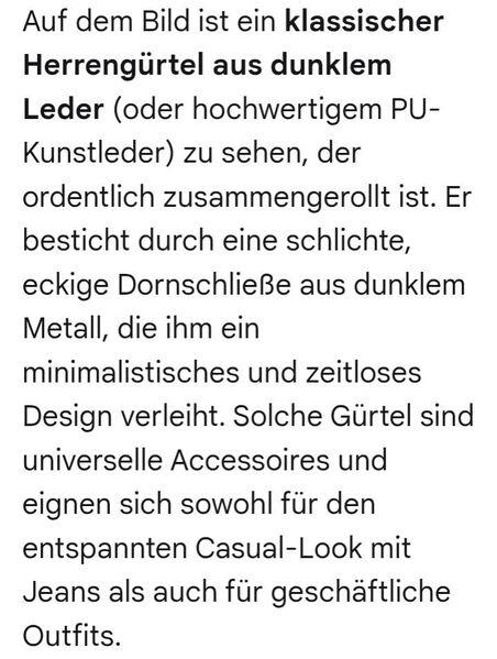 Bild 2 Luxusgürtel für Männer und Damen (NEU) Hochwertiger PU-Gürtel mit Metallschnalle