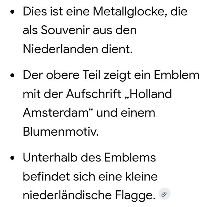 Bild 2 Dekoration: Metall Glocke