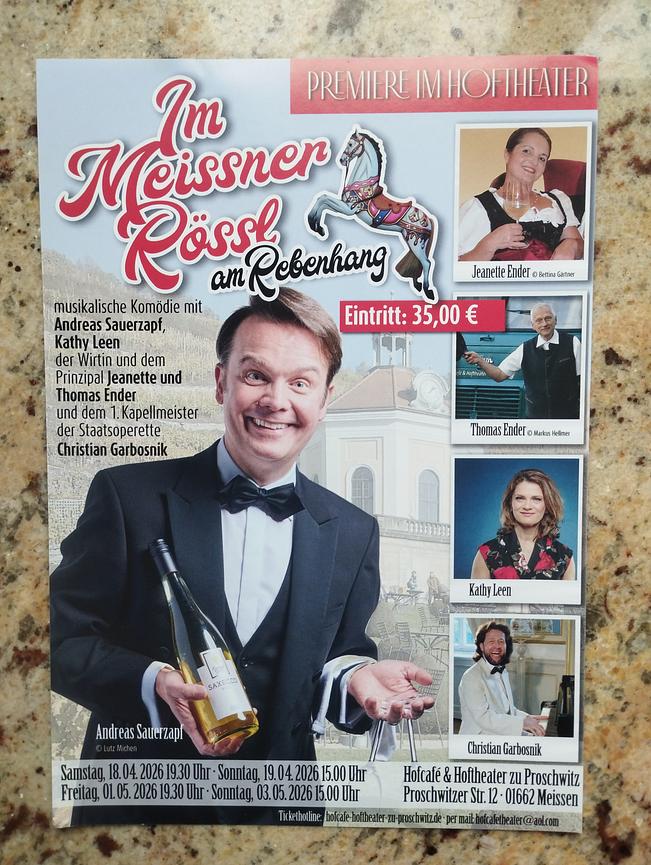 Bild 2 Erlebnistheater vom Feinsten - "Im Meißner Rössl am Rebenhang"