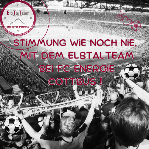 Bild 1 Stimmung wie noch nie, mit dem ElbTalTeam bei FC Energie !