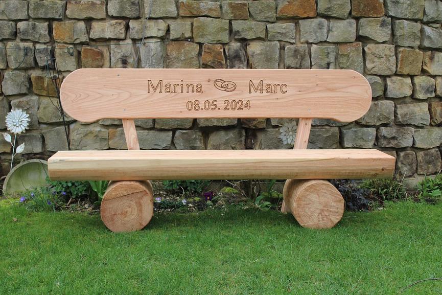 Bild 2 Rentners Geschenk. Hochzeitsgeschenk. Gartenbank. Krongartmöbel.