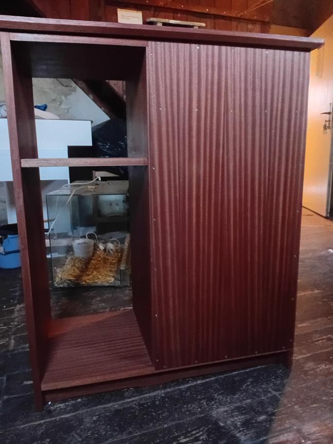 Bild 2 Beistelltisch Mahagoni funiert