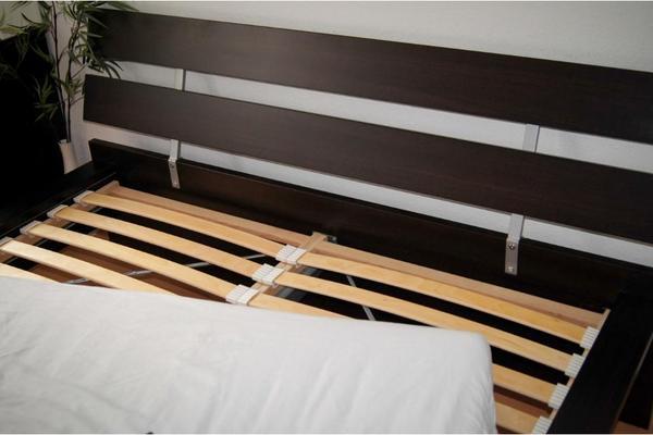 Bild 3 Doppelbett schwarz/braun 160x200 (ohne Matratze)
