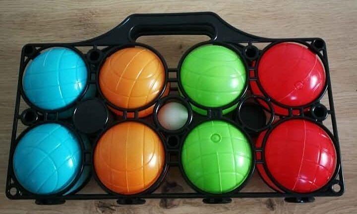Bild 1 Boule/Boccia Spiel Set mit 8 Kugeln im Tragekoffer Boule Petanquekugeln